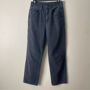 American Eagle Outfitters Dark Gray Straight Leg Jeans